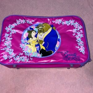 Vintage Disney Beauty and the Beast 90s Suitcase